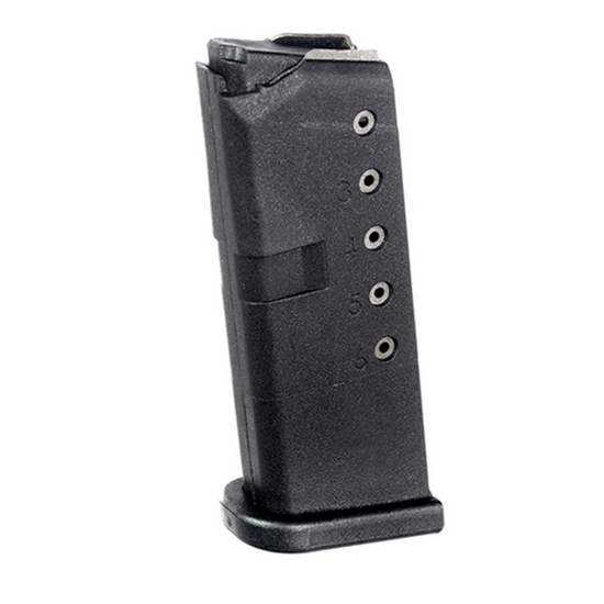 PROMAG MAG GLOCK 43 9MM 6RD STEEL INSERT POLYMER - Magazines